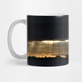 Sunburst in the evening Mug